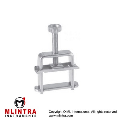Hoffmann Tubing Clamp Stainless Steel, Width 13 mm 